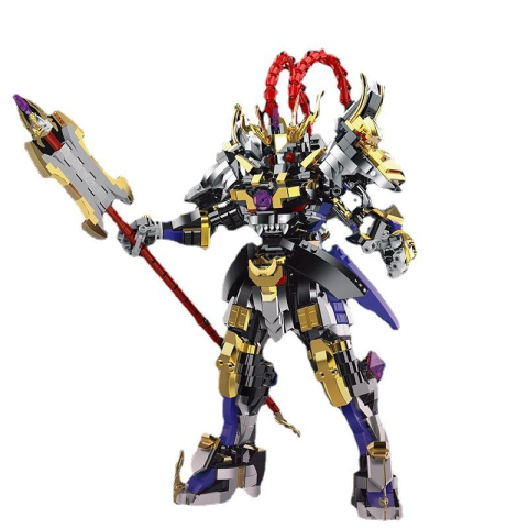 KOZOSHA 212209 MECHA KIỂU TRUNG QUỐC TƯỚNG QUÂN LỮ BỐ bộ đồ chơi xếp lắp ráp ghép mô hình 1448 khối